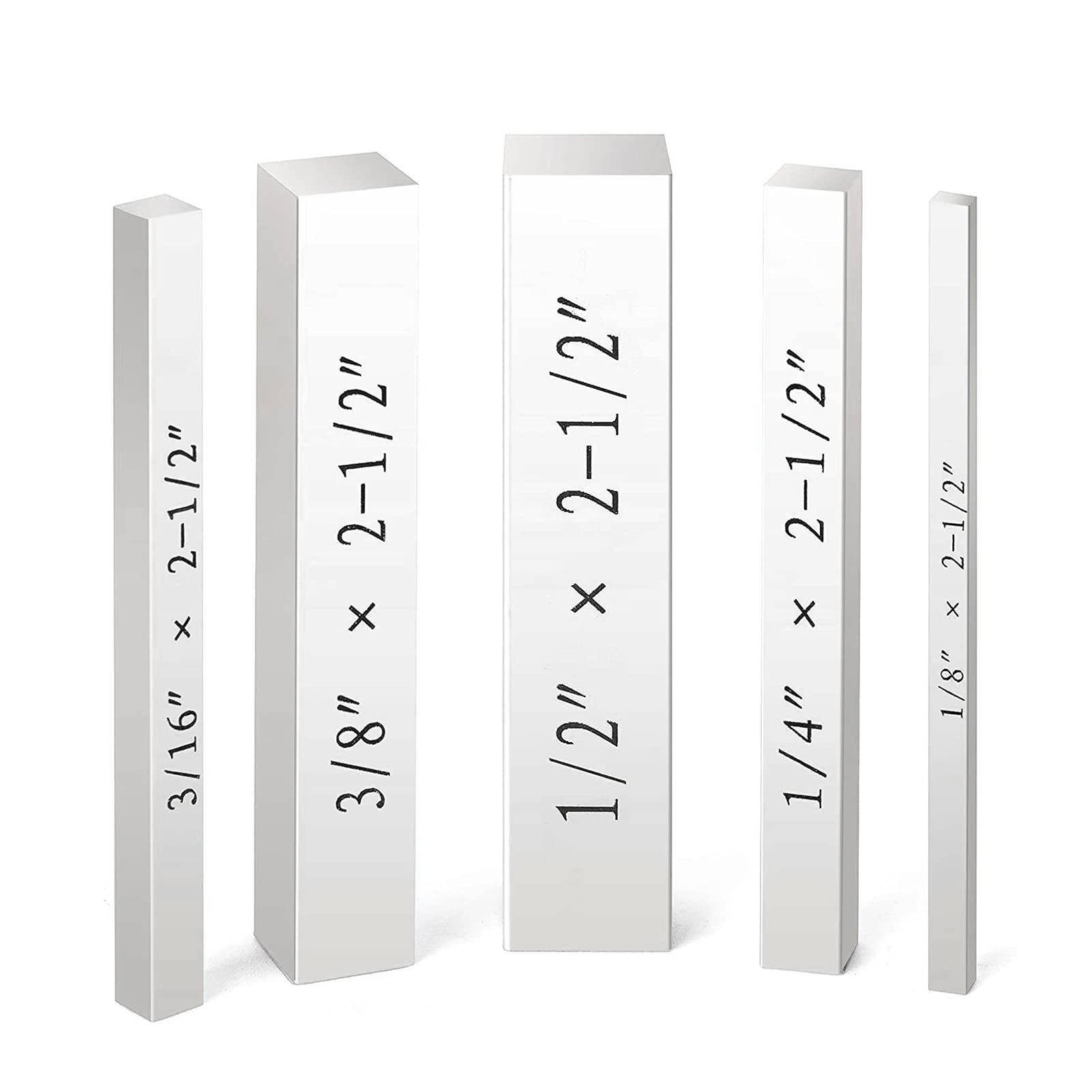 Ubersweet® Set-Up Blocks Set 5pcs Gauge Blocks High Precision with Engraved Size Markings Machinist Tool Woodworking Tool for Precise Height Distance Setup-image-22