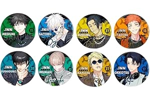 8pcs/set Jujutsu Kaisen Reflective Button Pins
