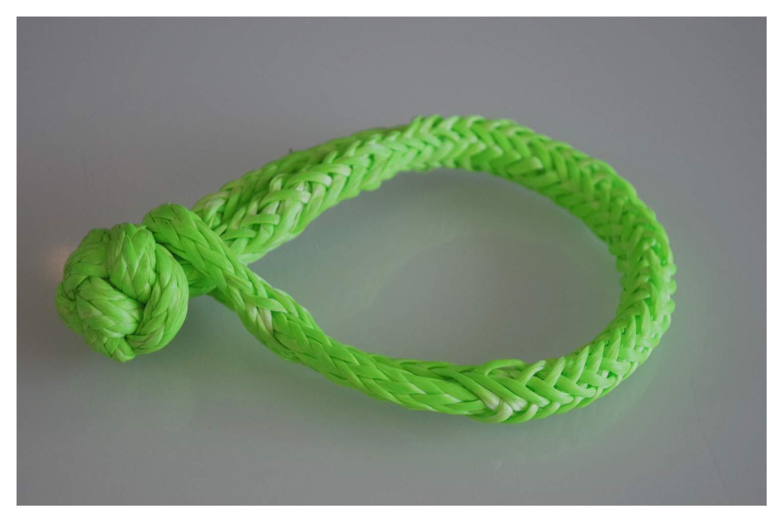 Winch Rope, Green 6mm*80mm Synthetic Shackle,Soft Shackles for UHMWPE Rope Recovery Grip