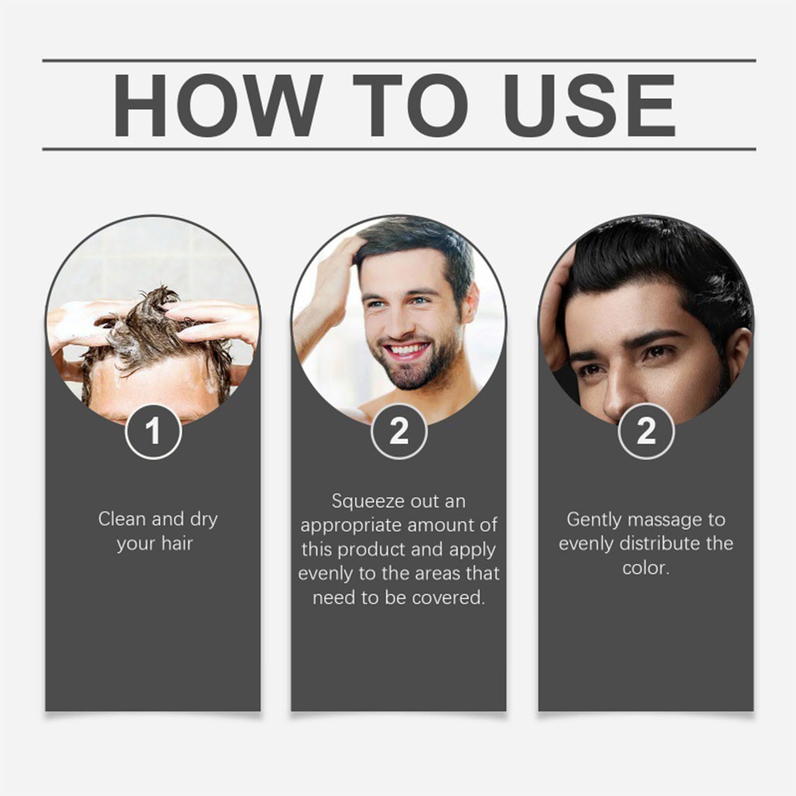 Haarabdeckstift,2 Stück Hair Concealer Creme,Hair Concealer Wasserdicht für Männer,Hairline Root Coverage Fuller Powder,Enhances Hairline Haar Concealer für Dünner Werdendes und Feines Haar