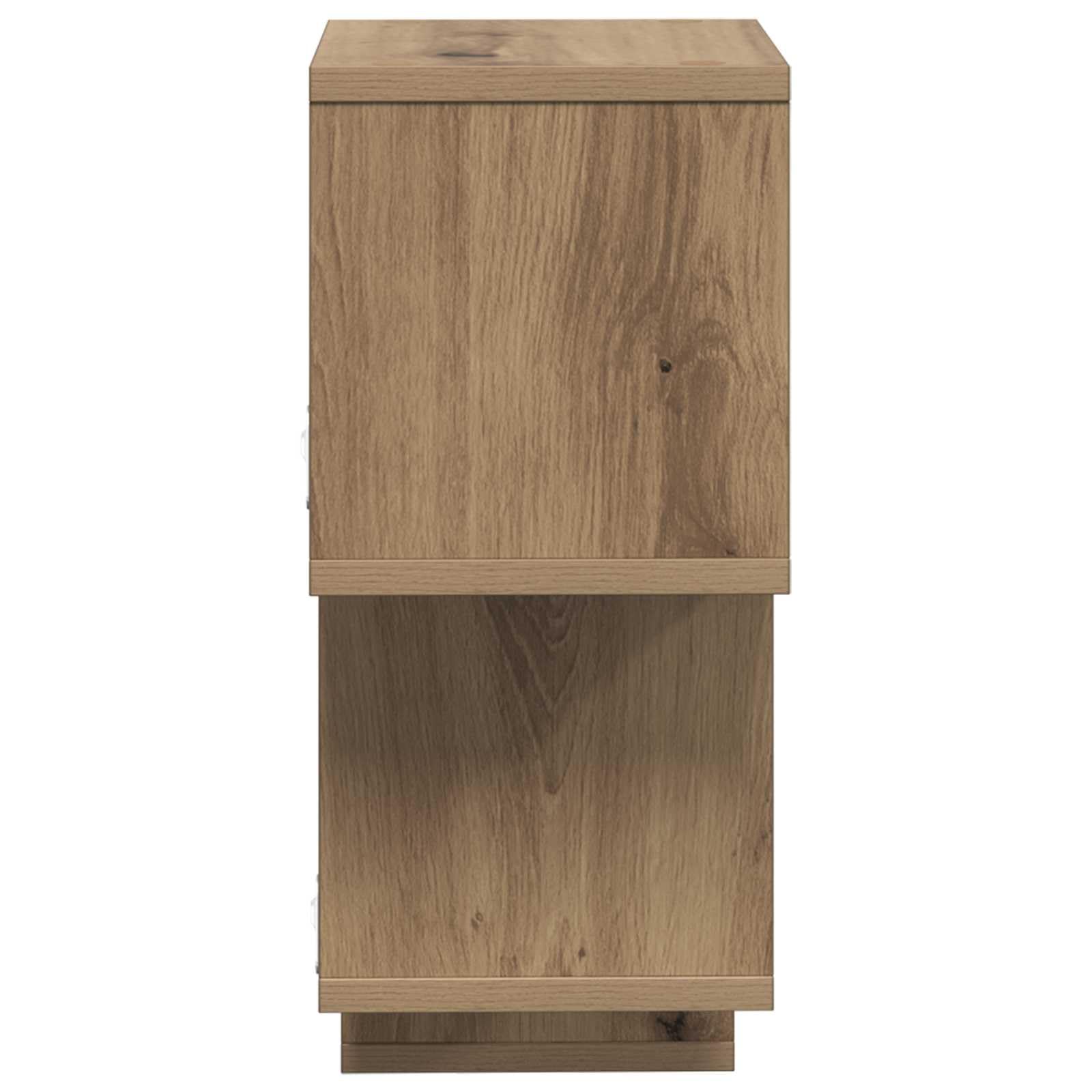 Schwebendes Wandregal aus Holzwerkstoff Braun 87 x 20 x 55 cm, platzsparende Wandhalterung mit reichlich Stauraum, multifunktionale Ablage für Wohnzimmer, Schlafzimmer, Büro und Küche