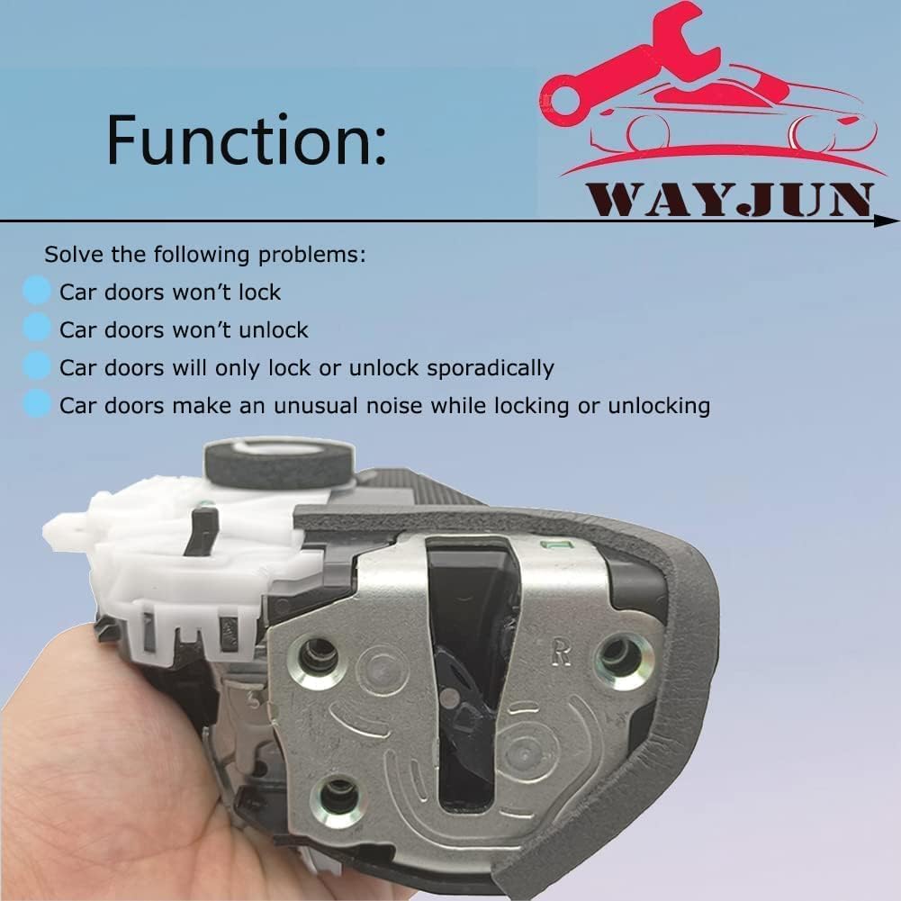 WayJun 72610-T0A-H01 Rear Passenger Side Door Lock Actuator Compatible with 2013-2017 Accord CR-V Rear Right Door Latch Motor