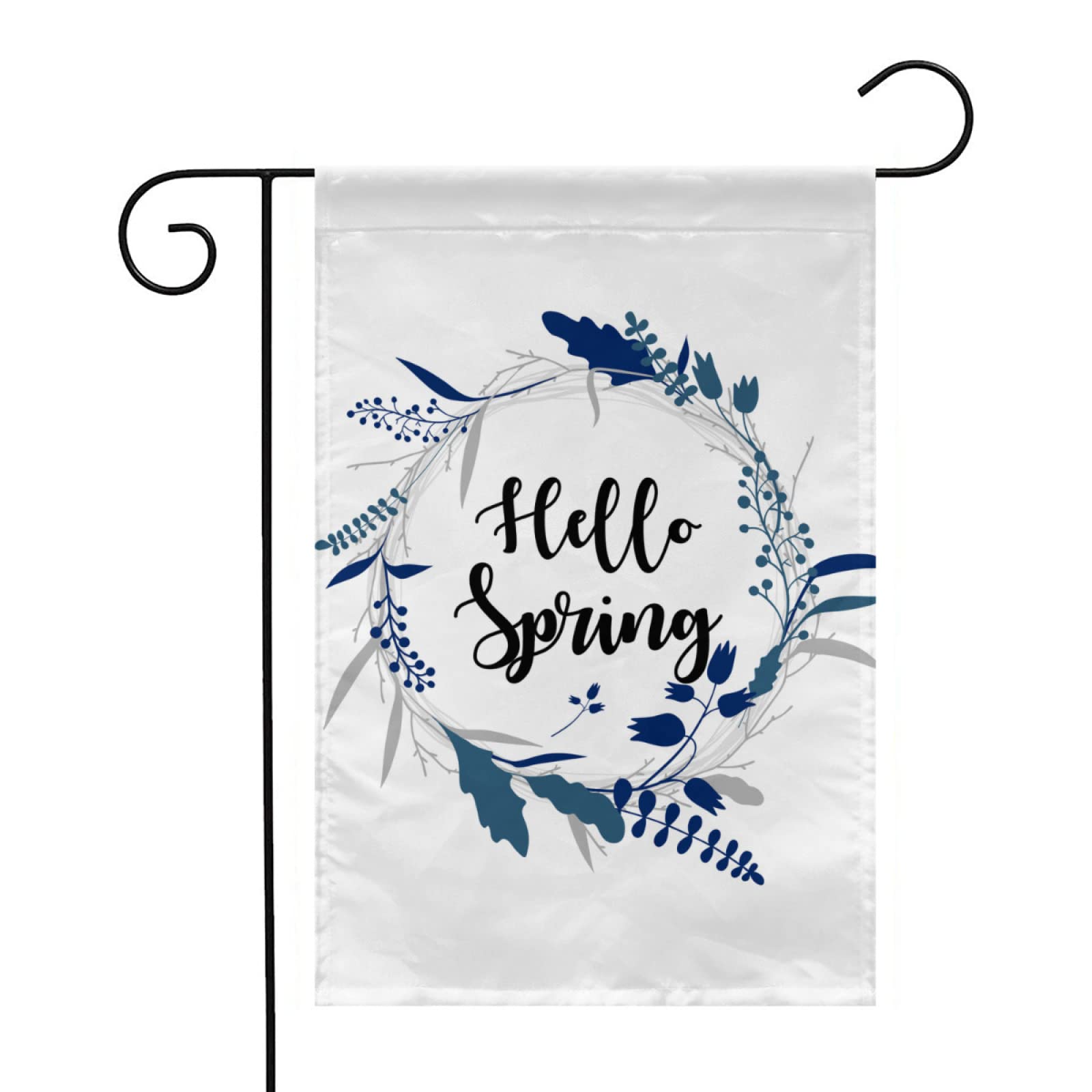 HOOSUNFlagrbfa Meditation Spiritual Yoga Zen Peace Garden Flag 12 x 18 Inch Lawn Flag Double Sided Printed with Pattern Outdoor Yard Welcome Flag Farmhouse Decoration