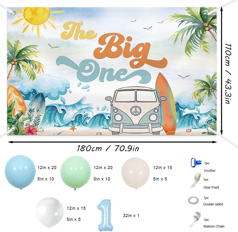 The Big One First Birthday Decorations