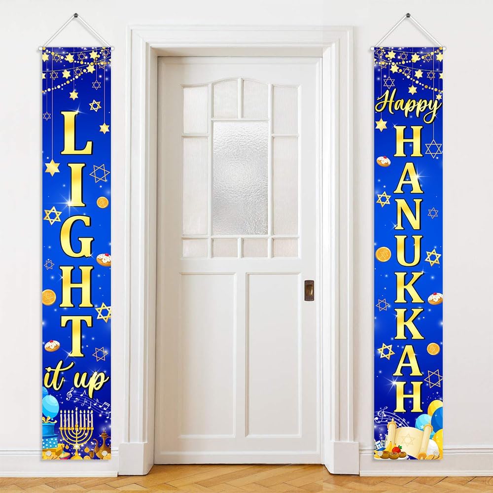 Hanukkah banners