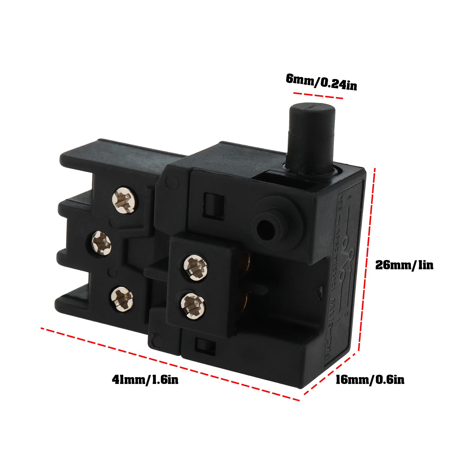 Create idea 2pcs Replacement Switch TG72BD Compatible with Makita BSS610 Cordless Circular Saw - Image 4