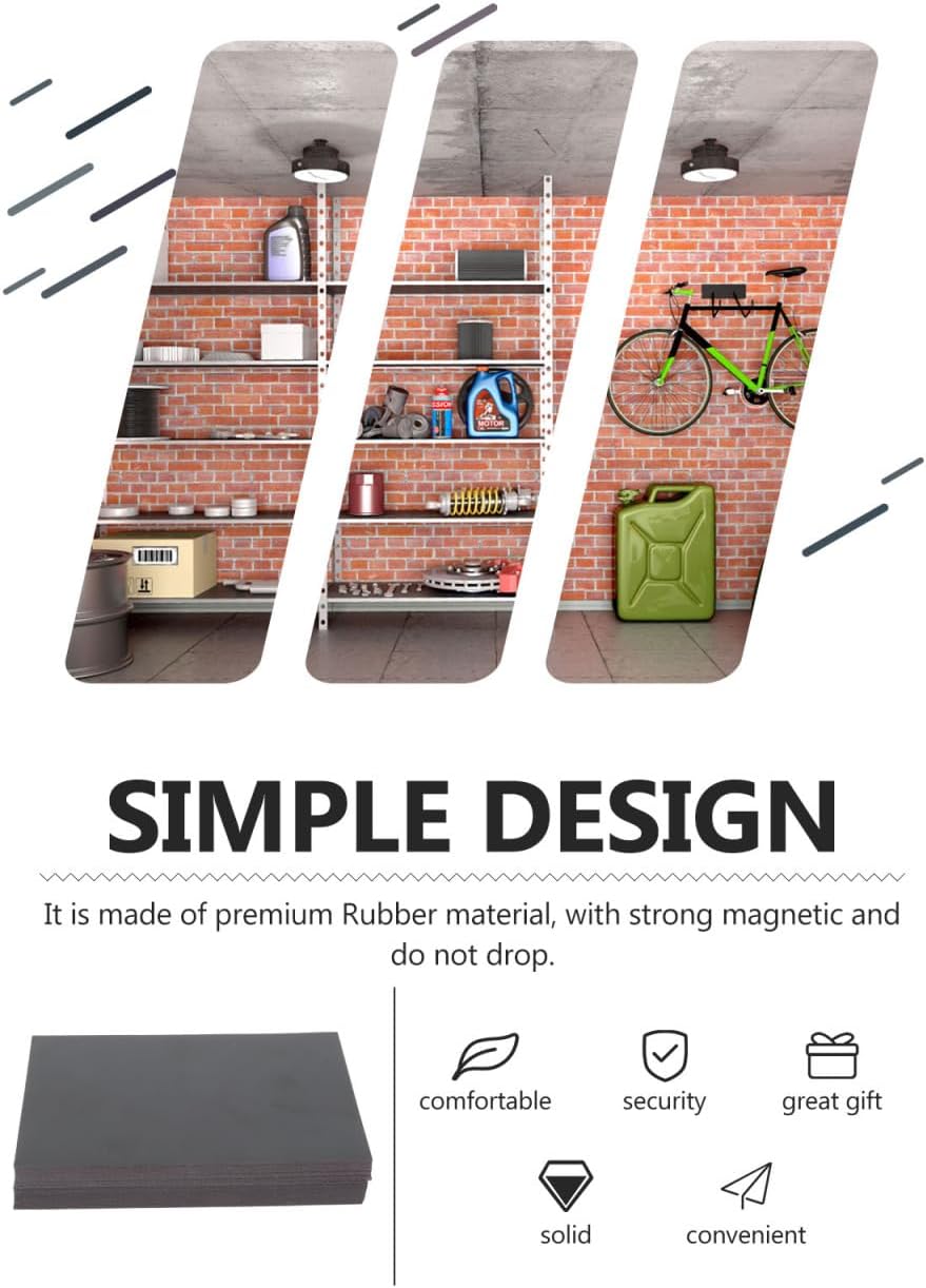 POPETPOP 32pcs Faux Magnetic Windows Kit Magnetic Panels for Garage Doors Easy Installation Outdoor Design Enhance for Garage Doors