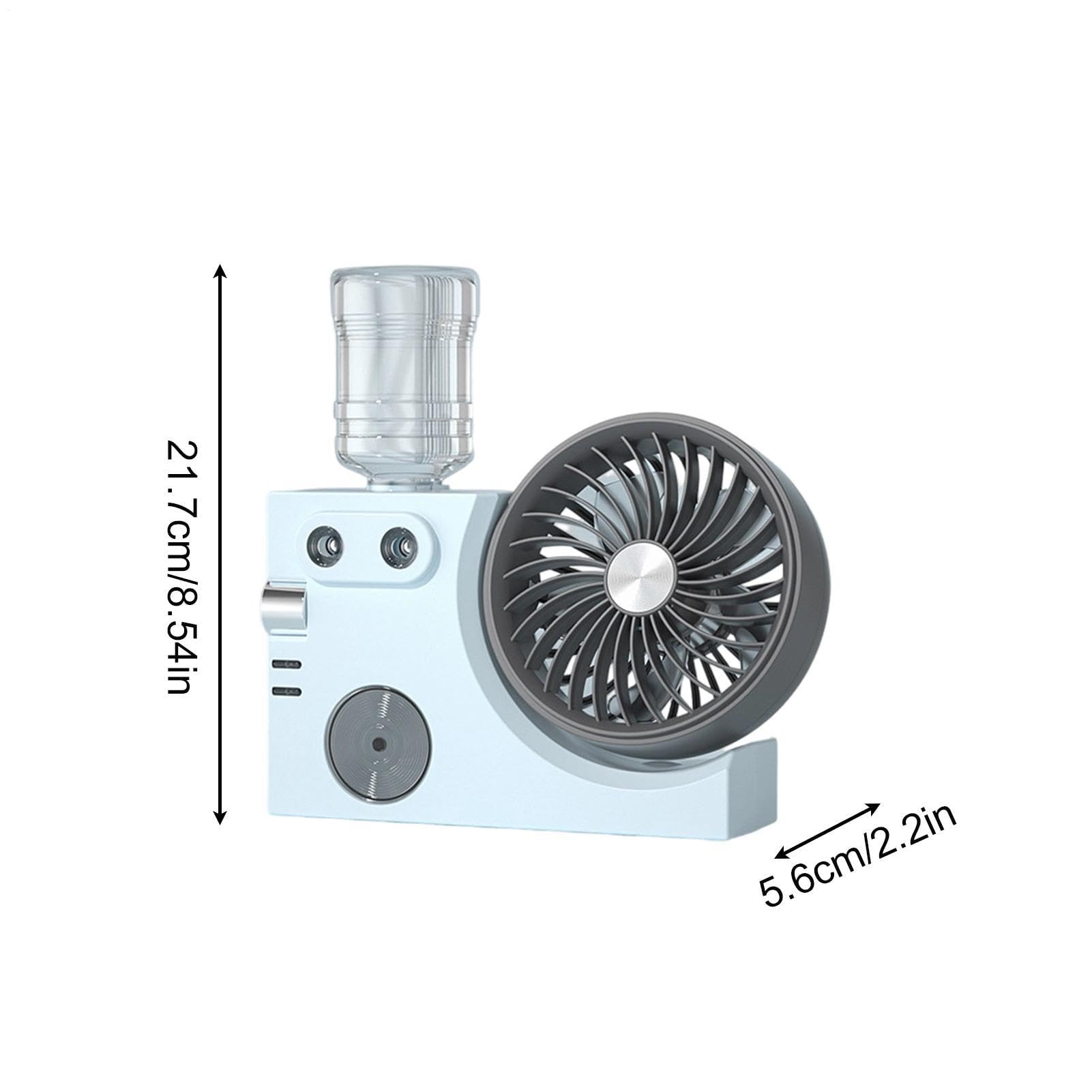 Ventilatore Portatile Con Nebulizzazione Circolatore Di Aria Da Tavolo