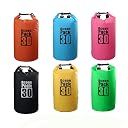 Delzon PVC Waterproof Dry Bag 30 Liter Ocean for Swimming Camping Canoeing Fishing Rafting - Rucksacks & Trekking- Multicolor gallery image