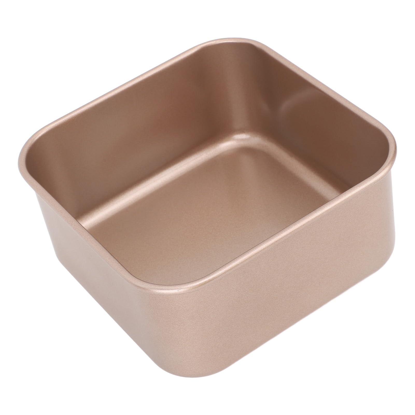 Tissting Teglia da Forno, 17 x 17 x 8 cm Antiaderente Quadrata Profonda Teglia per Pane Acciaio al Carbonio Fondenti per Pane Vassoio per Torte per Brownies Lasagne Biscotti