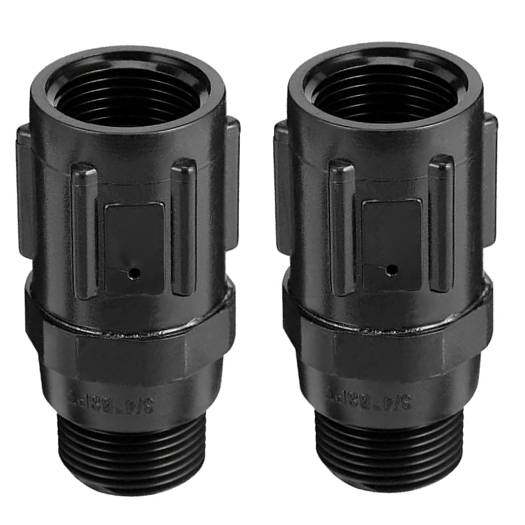 Licsaliwe 15PSI Garden Irrigation Pressure Regulator, 2PCS 3/4 Inch Drip System Reducer for Easy Watering