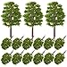Produktbild Modellbau Bäume - Miniatur Bäume Modellbaum Landschaft, Eisenbahn, 9 cm, 20 Stück (dunkelgrün)