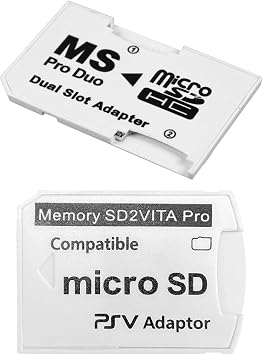 UCEC SD2Vita Adapter Dual Slot Micro SD/SDHC to Memory Stick Pro Duo Adapter