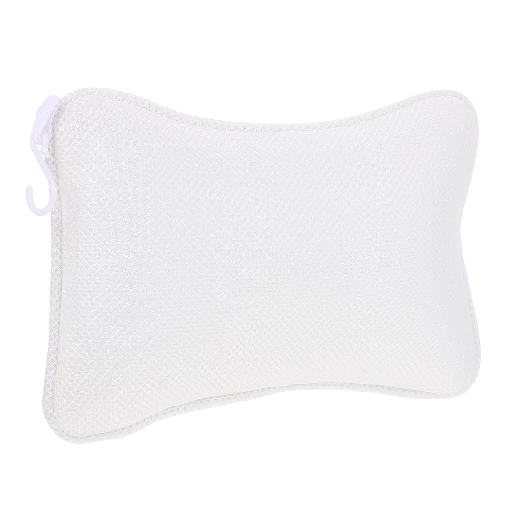WOFASHPURET 1Pc Mesh Bath Pillow with Suction Cups Comfortable Spa Headrest for Bathtub Quick Drying Breathable Cover Easy to Use and Clean for Relaxation and Support