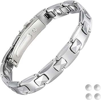 Amazon | [HAQI] 10粒 ゲルマニウムブレスレット メンズ 純度99.99%の