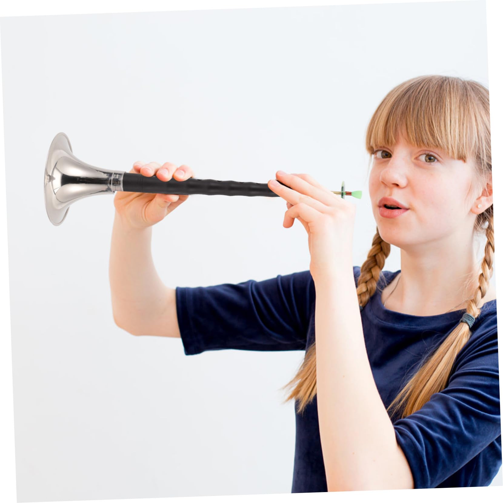 Instrumento de Viento Suona para Principiantes Clave Profesional Ébano con Caña y Disco de Aire Práctico y Duradero para Estudiantes y Profesionales