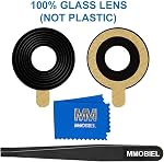MMOBIEL Rear Camera Glass Lens Compatible with iPhone XR - 6.1 inch - 2018 Camera Glass with Double Sided Adhesive Tweezers and Cloth Included