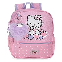 Hello Kitty Hearts & Dots Zaino prescolare Rosa 23 x 25 x 10 cm Poliestere 5,75 L
