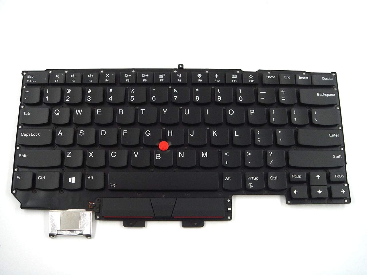 Genuine Parts for Lenovo ThinkPad X1 Carbon 6th Gen (20KH 20KG) 14 inch US English Keyboard Without Keyboard Bezel 01YR573