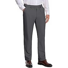 Pantalones el&aacute;sticos de cintura para hombre para personas mayores, sin cinturilla el&aacute;stica de hierro, pantalones de vestir para hombre con cintura expandible