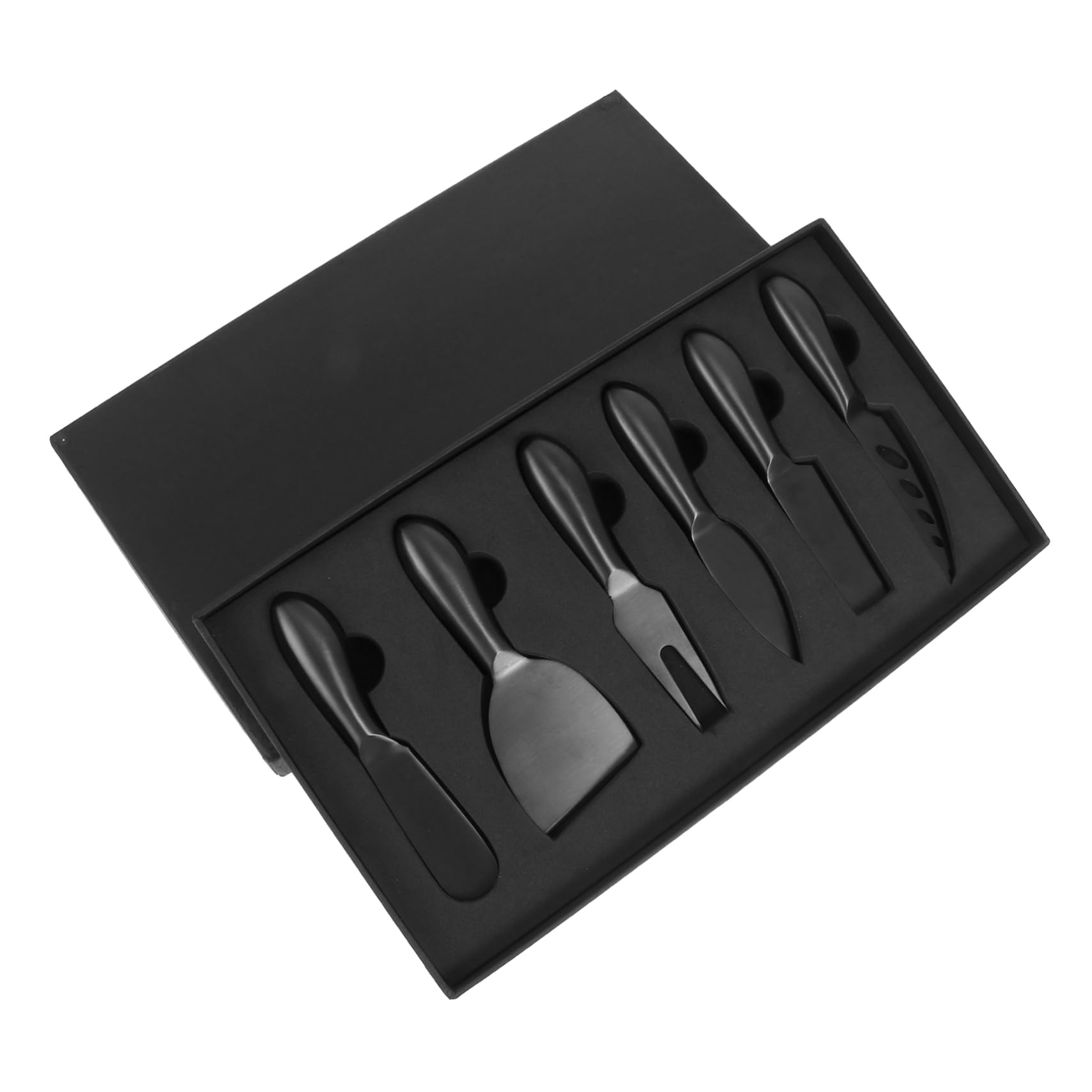 6 Stück Käseschneider aus Edelstahl Kompakt für Haushalt und Küche Vielseitige Käseschneidewerkzeuge mit Ergonomischem Griff Geschenkbox