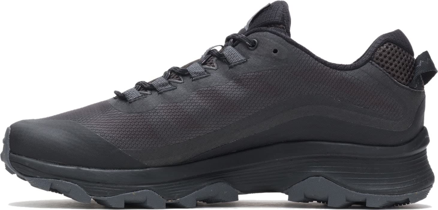 Merrell Men's Moab Speed, Black/White, 12.5 AU