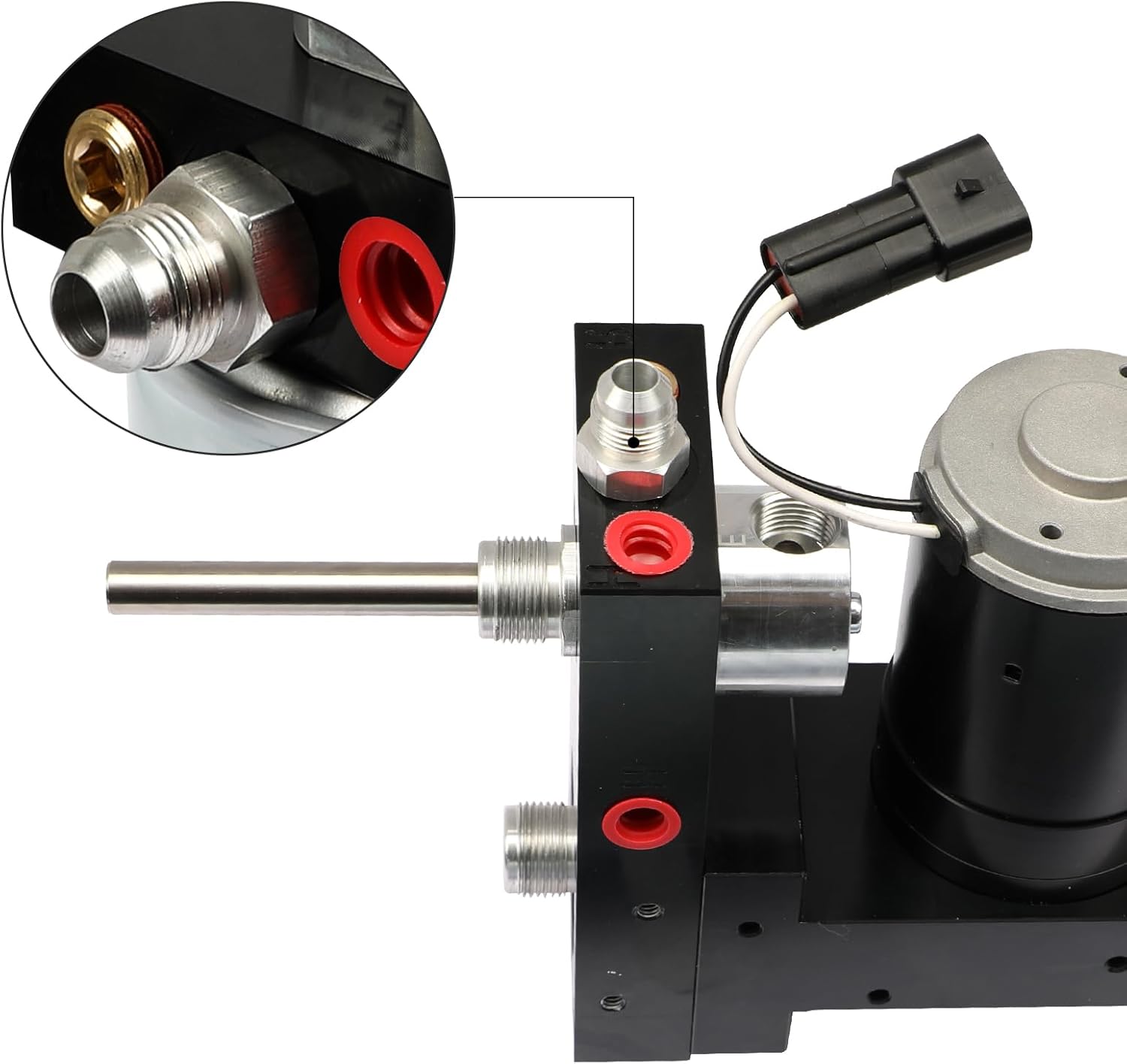 165GPH Diesel Fuel Lift Pump System Compatible with Chevy GMC Duramax 2001-2010 6.6L Replaces OE Number TS C10 165G TSC10165G