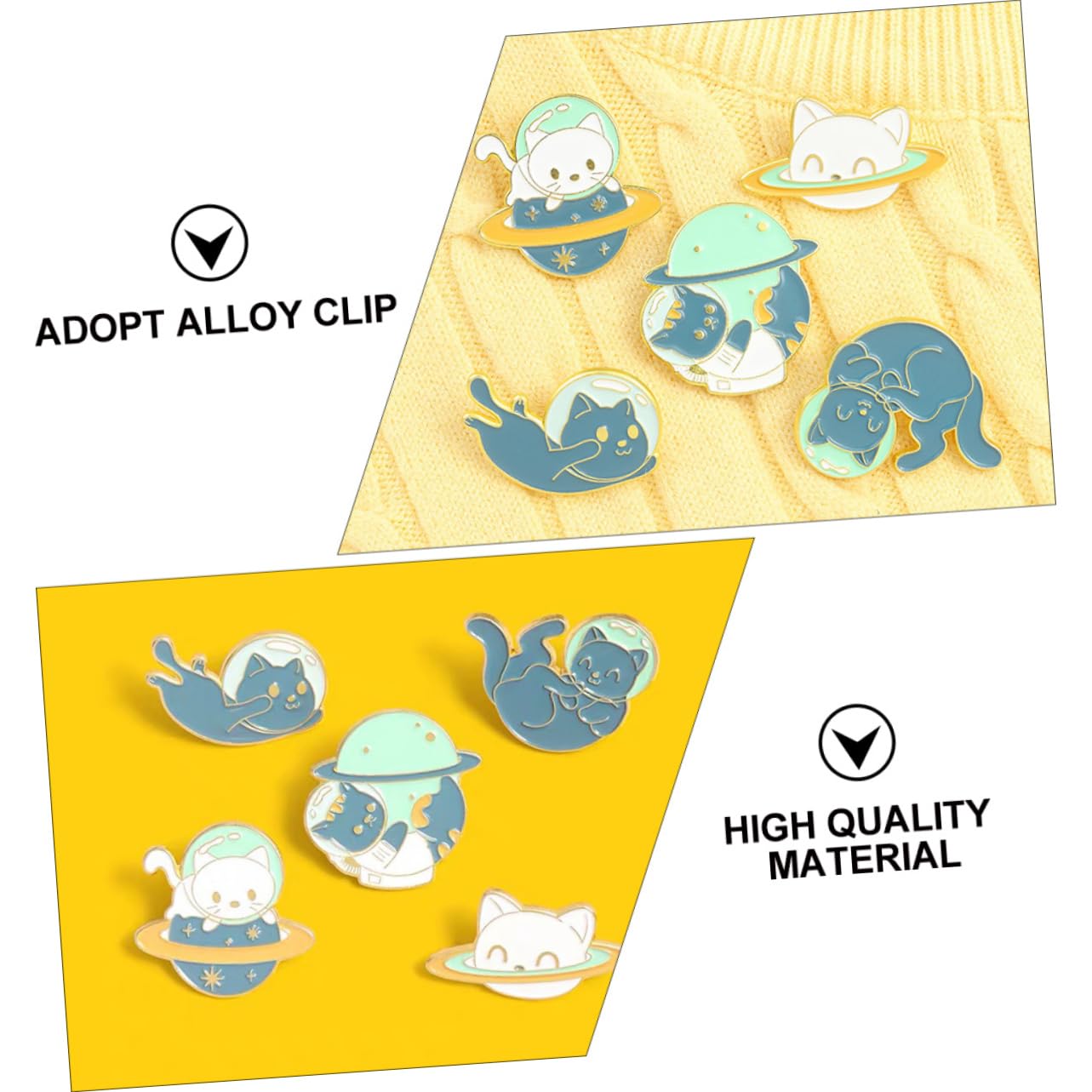 Animal Pin Set 5 PCs Dekorative Staschpins Mode Frauen Brosche Leicht und bequem