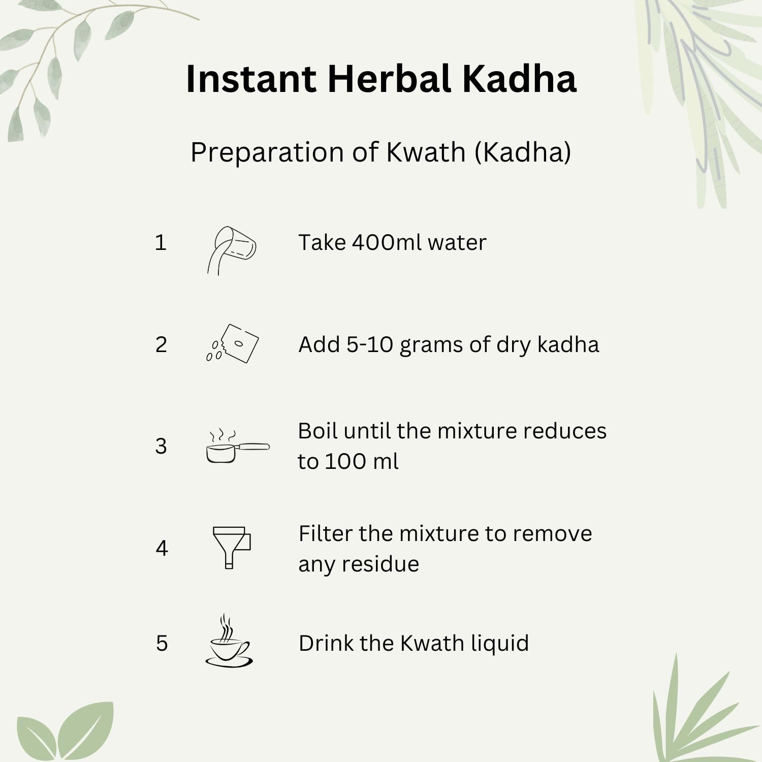 Riddhish Herbals Dashmool Kwath Dry 100gm (Pack of 3) | Dashmool Ukalo | Dashmool Kadha - Image 4 thumbnail