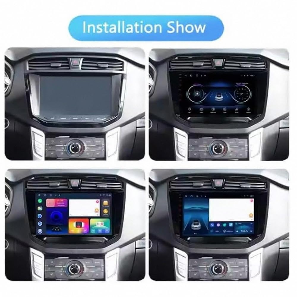 Nawigacja Z Ekranem Dotykowym, Radio Samochodowe dla Mitsubishi Mirage Attrage 2012-2019 Przenośny Ekran Dotykowy Apple Carplay, Nawigacja Gps/Sterowanie, 8 Rdzeń 8G+256G