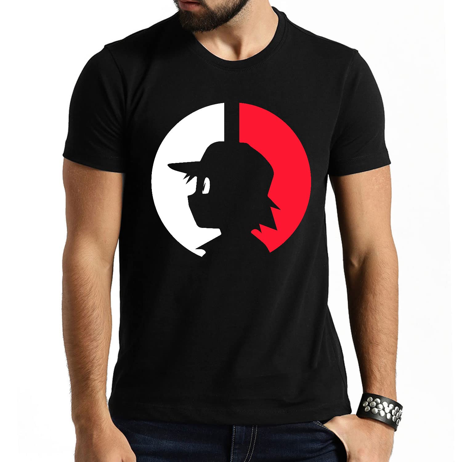 Being Snatched Anime T-Shirt for Men Comic t Shirt | Manga TV Series Printed T Shirt | 100% Cotton T Shirt | Cool Anime Tshirt Black