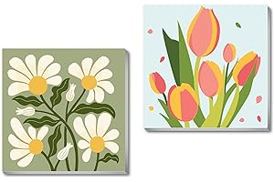 cupmod 2 Pack Framed Kids Paint by Numbers Kits