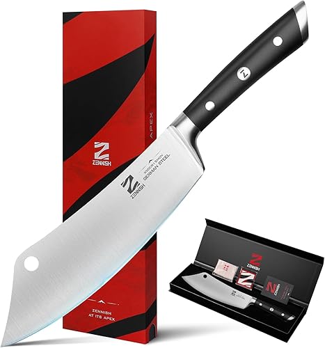 Miniatura 13 de Cuchillo de chef de 8 pulgadas, cuchillo de cocina súper afilado, acero inoxidable alemán, cuchillos de chef profesionales, mango ergonómico de