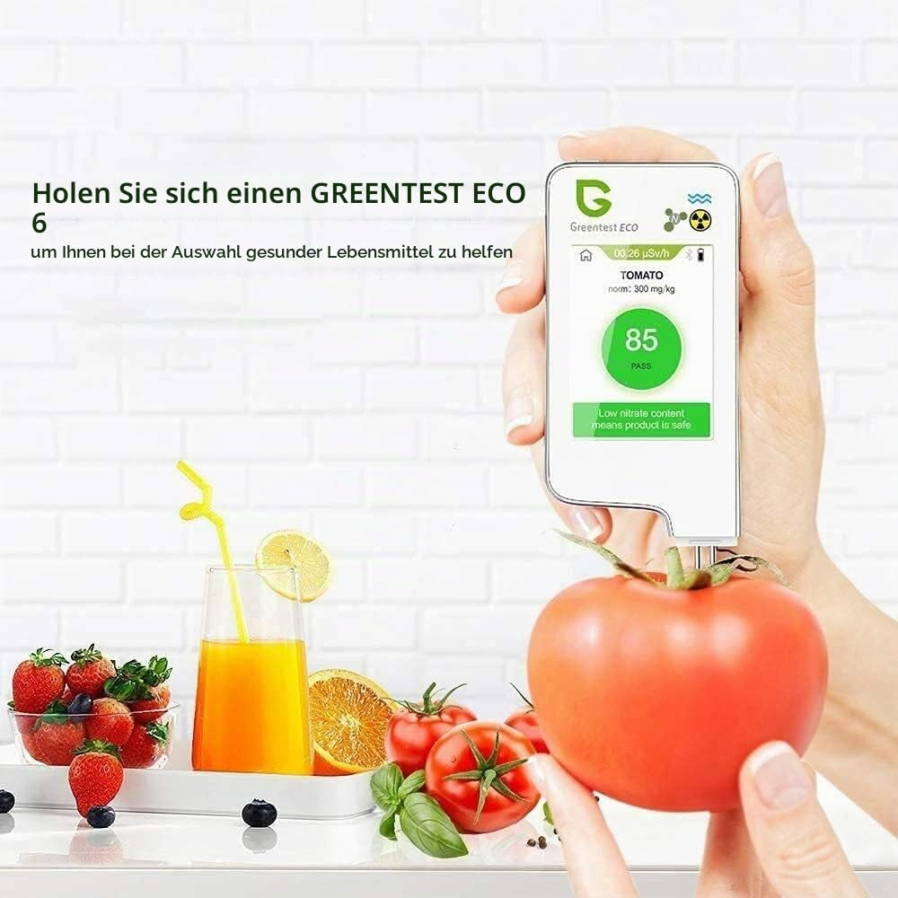 Greentest Eco 6 Geigerzähler + Nitrattester Fleisch Fisch TDS Wassertester dosimeter Strahlenmessgerät Strahlungsmessgerät nitrat tester messgerät geiger counter nitratmessgerät
