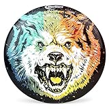 Discraft ESP Buzzz Supercolor Midrange Disc Golf Disc - Custom Design Discraft Discs - Straight Flying and Great for All Skill Levels - Free Mini Marker Included - Wolf
