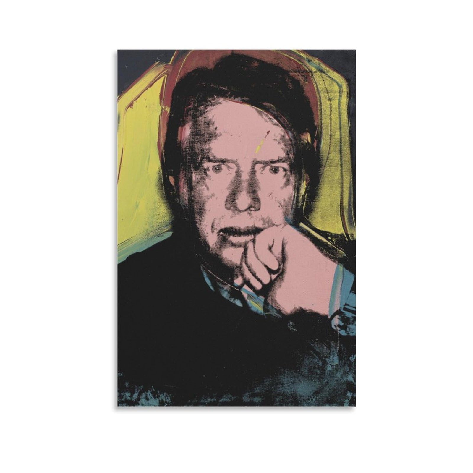 XCOFG Andy Warhol Oil Paintings Print, Pop Art Canvas Prints, Framed Wall Art for Bedroom & Living Room, Modern Home Decor Print