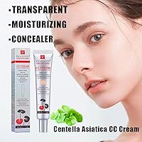 Vista 3 de Color Correcting CC Cream With Centella Asiatica,Multi-Purpose Skin Tone Adjusting CC Cream Concealer Full Coverage,SPF 25 Sunscreen Moisturizing