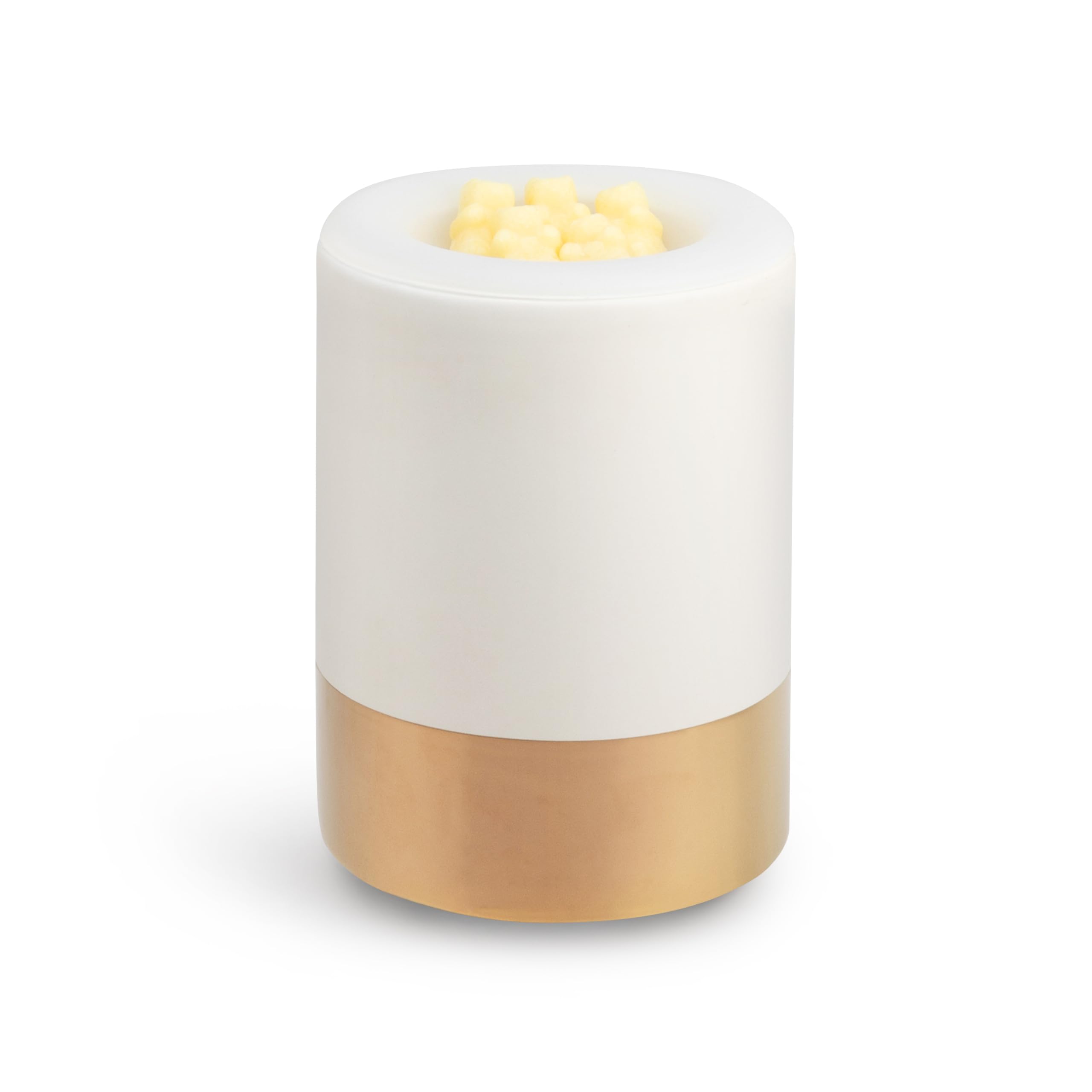 Happy Wax - Mod Wax Melt Warmer (with Auto Shut Off Timer) in Dipped Copper - Perfect Electric and Decorative Ceramic Wax Melter or Warmer for Scented Wax Melts! (Melts not Included) (Dipped Copper)