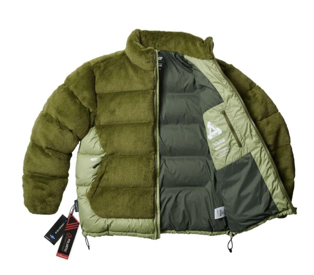 Amazon.co.jp: Palace パレス High loft puffa olive XL ダウン 