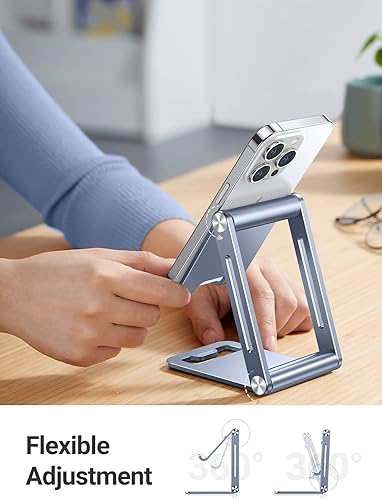Miniatura 2 de UGREEN Soporte ajustable para teléfono celular de escritorio, compatible con iPhone 15, 14, 13, 12 Pro Max 11 XS Max XR X 8 Plus, Nintendo Switch,
