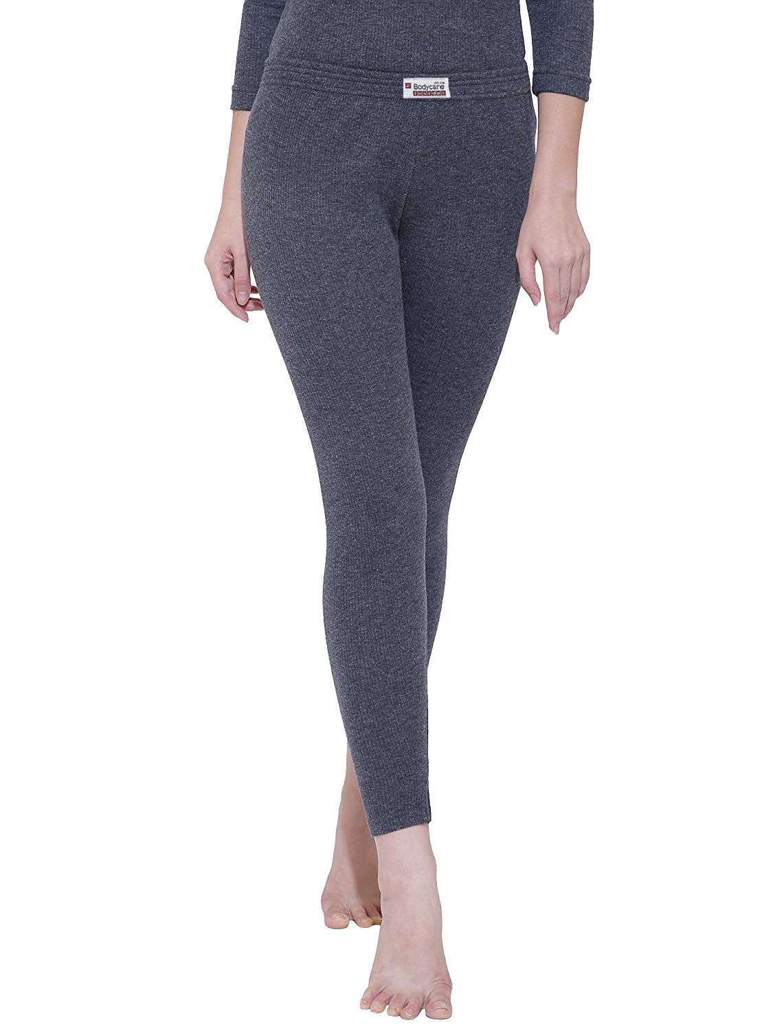 bodycare insider Women Charcoal Melange Premium Lower/Trouser/Bottom Thermal - Pack of 1-picture-25