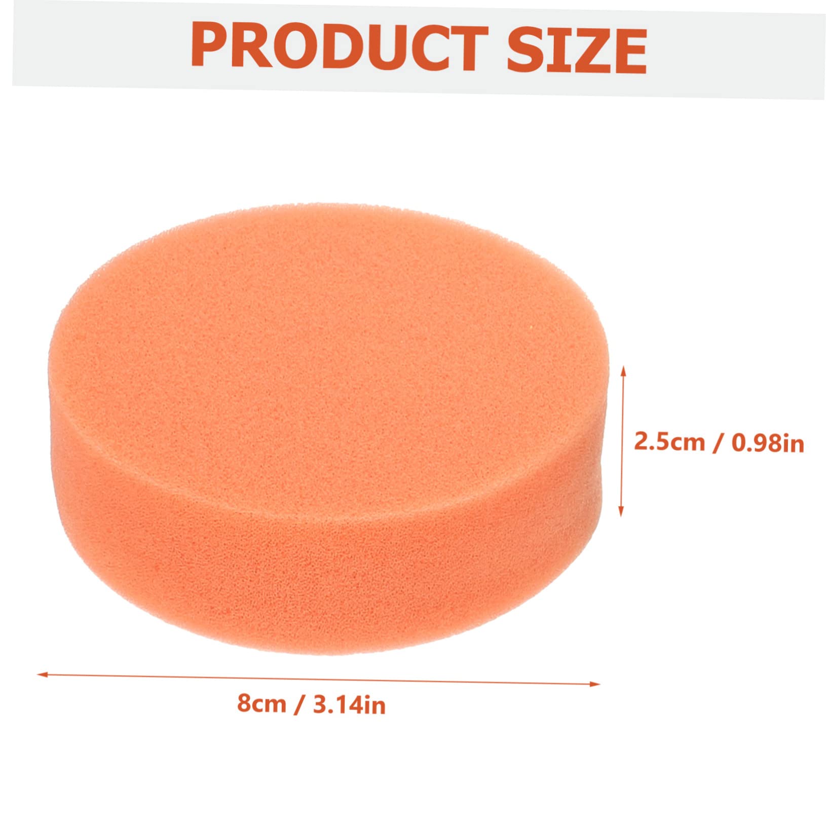 Cabilock Car Polisher Sponge Car Window Washing Polisher 3'' Polishing Tool Self-Adhesive Pad