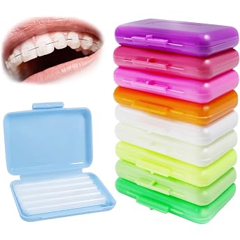 Sularpek 10 pcs/50 strips Orthodontic wax for bracesTooth braces WaxOrthodontic waxDental wax for bracesTooth brace wax to relieve irritation Pain