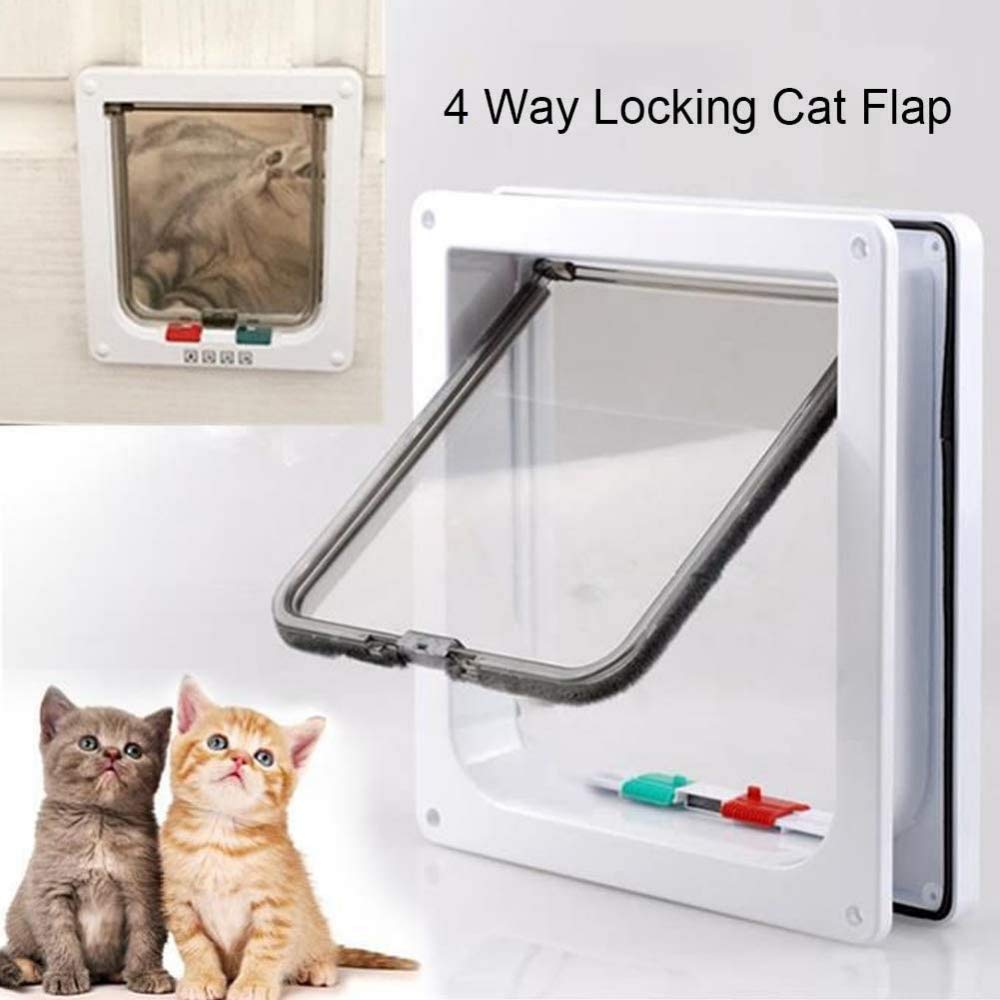 Amazon | ペットドアフェンスペットドアの穴ホット猫のドア猫の穴犬の