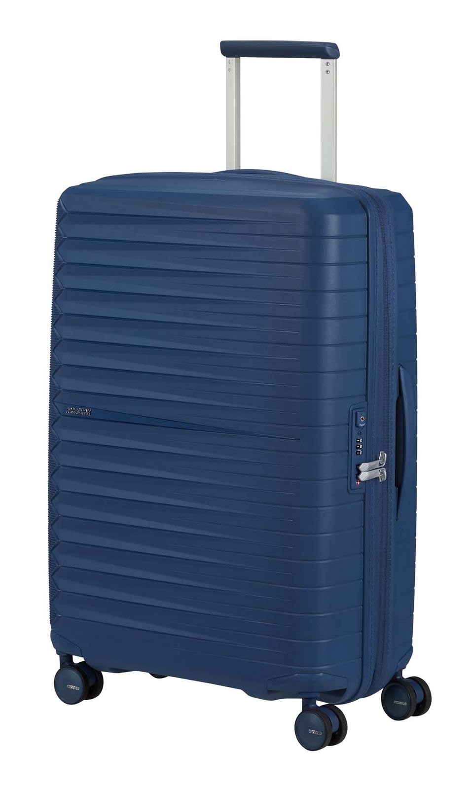 American Tourister carrello Fastforward Spinner 68/25 TSA EXP Trolley Navy Blue blu scuro