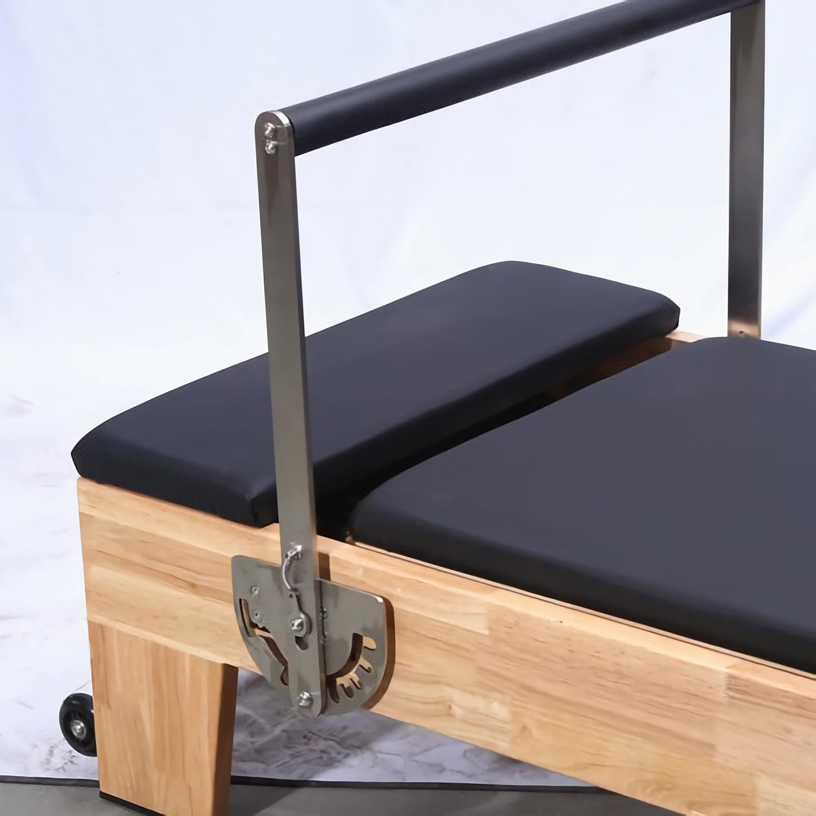 Wyściełana platforma przedłużająca do reformatora pilatesu, 57 cm, akcesoria do pilatesu dla większego komfortu i wsparcia, idealne do treningów domowych i entuzjastów fitnessu