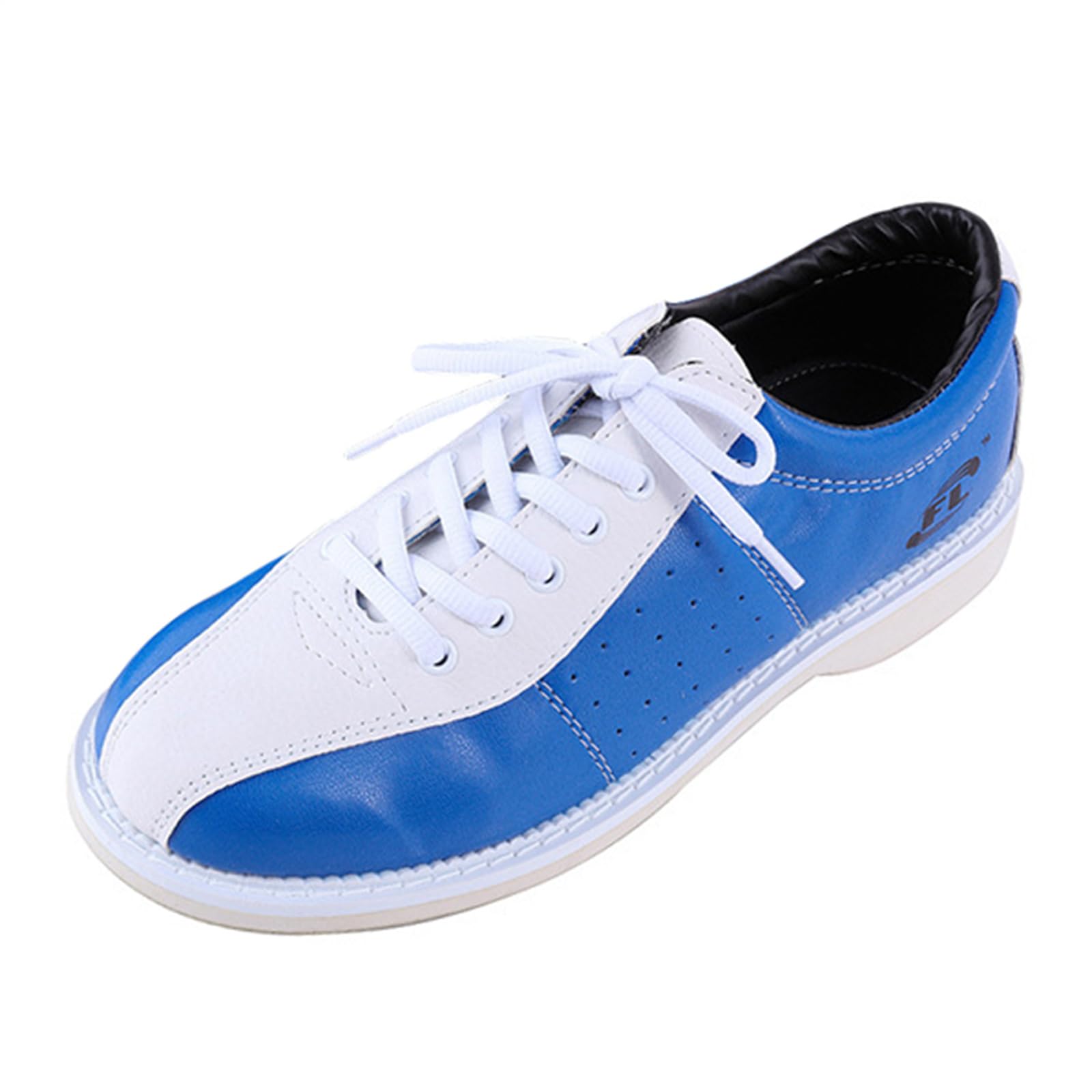 JiuQing Bowlingschuhe Herren Damen Anfänger Mikrofaser Gleitsohle Indoor-Bowling-Trainingsschuhe