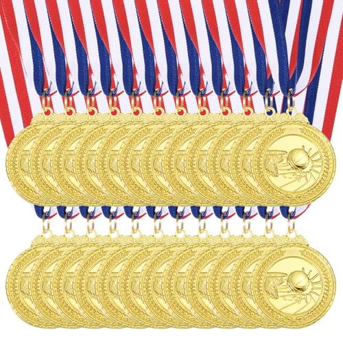 Médaille basket-ball avec ruban pour compétition et récompense