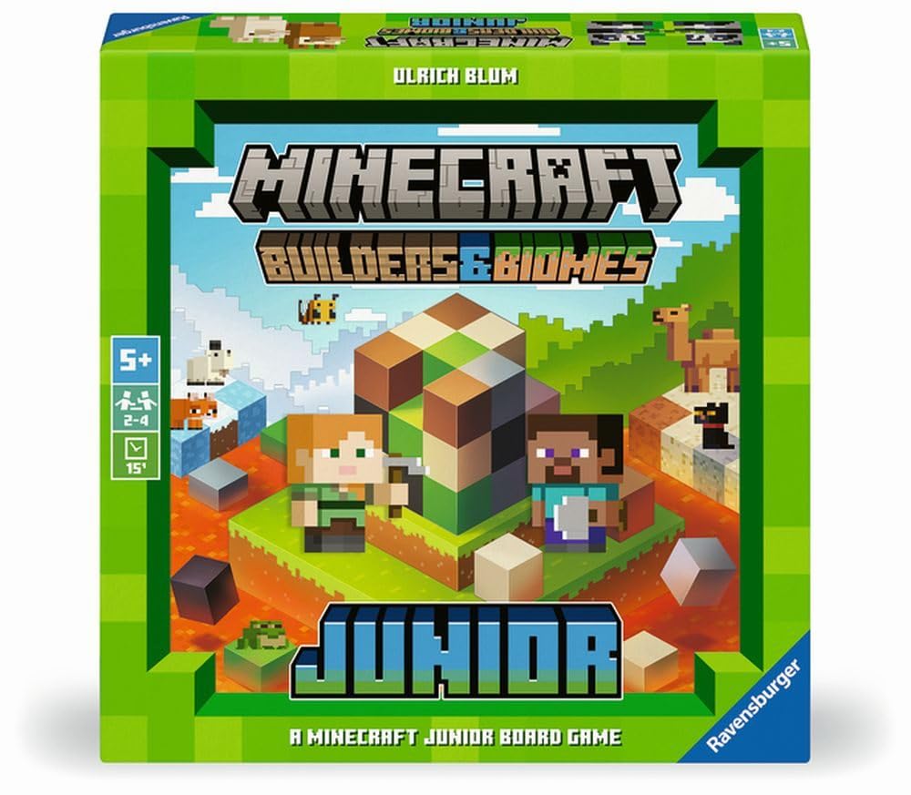 Gra planszowa Ravensburger Minecraft Builders And Biomes Junior PL