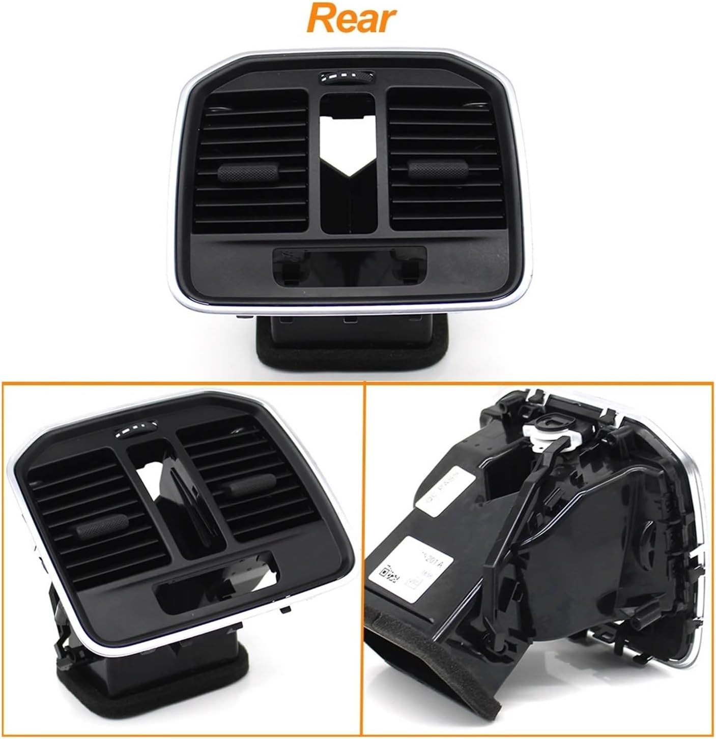 Dashboard Left Right Central Air Conditioning Vent Grille Assembly Fit For Porsche 2014-2017 95B819701D 95B819702D(Central Right-A)